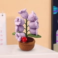 thumbnail image 7 of MERILER Soft Wool Crochet Succulent Car and Home Decorations - Cute Knitted Decorative Potted Plants with Aromatherapy Function, Perfect Gifts for Birthdays and Special Occasions., 7 of 7