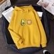 thumbnail image 2 of KEEVICI Cute Avocado Vegan Bread Cartoon Sudaderas con capucha para mujer Fokelyi WMZY-667-5, 2 of 7
