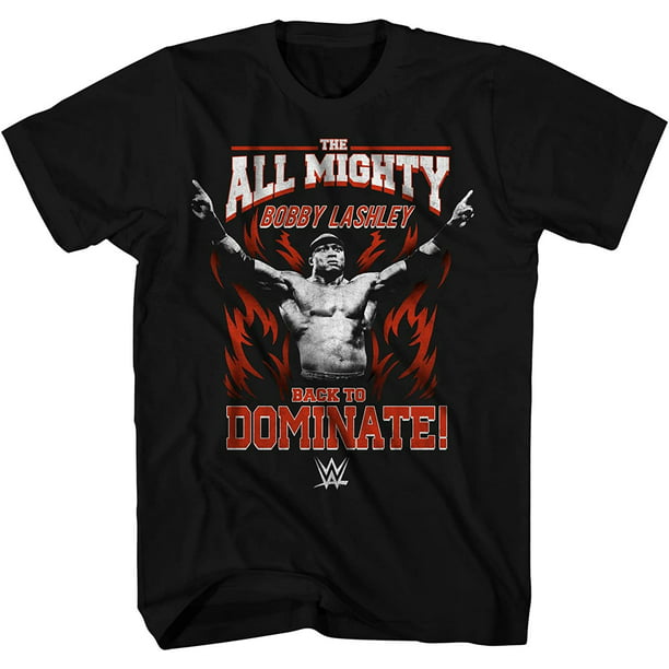 WWE Superstar Bobby Lashley Shirt - The All Mighty Bobby Lashley - Mens World Wrestling Champion T-Shirt - Walmart.com