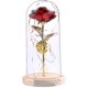 thumbnail image 2 of Eternal Rose, Romantic Rose Flowers Beauty And The Beast Rose Kit Night Lamp Party Wedding Decor Valentine's Day Wedding Gift (red) -zmd, 2 of 5