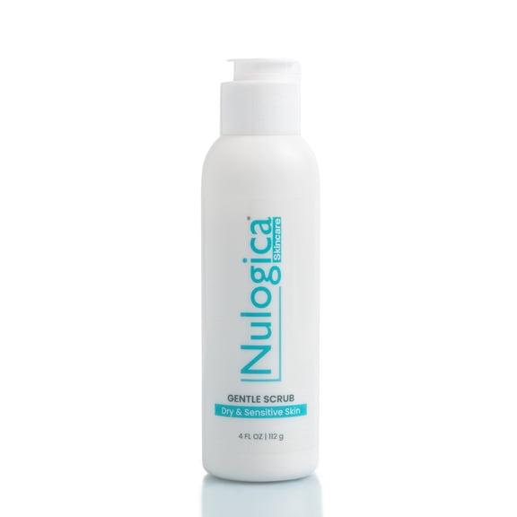 Gentle Facial Scrub | Safe for Sensitive Skin | Vegan | Water Based | Formulated with Organic Botanical Extracts, Vitamin A, C & E