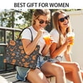 thumbnail image 5 of Large Capacity Tote Bag,Trick or Treat Halloween Pattern Handbag Fashion Luxury Tote Bag,15.7"x13"x 5.1" Inches,Laptop Compatible, 5 of 6