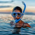 thumbnail image 2 of TUSA Sport Adulto Splendive Máscara y Snorkel Combo Fishtail Azul (con Bolsa Reutilizable) UC-7519P-FB, 2 of 5