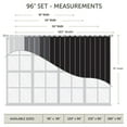 thumbnail image 3 of Premium Heavy Duty Room Divider Curtain / Patio Curtain with Grommet 1 Panel - Dark Grey 150" x 96", 3 of 4