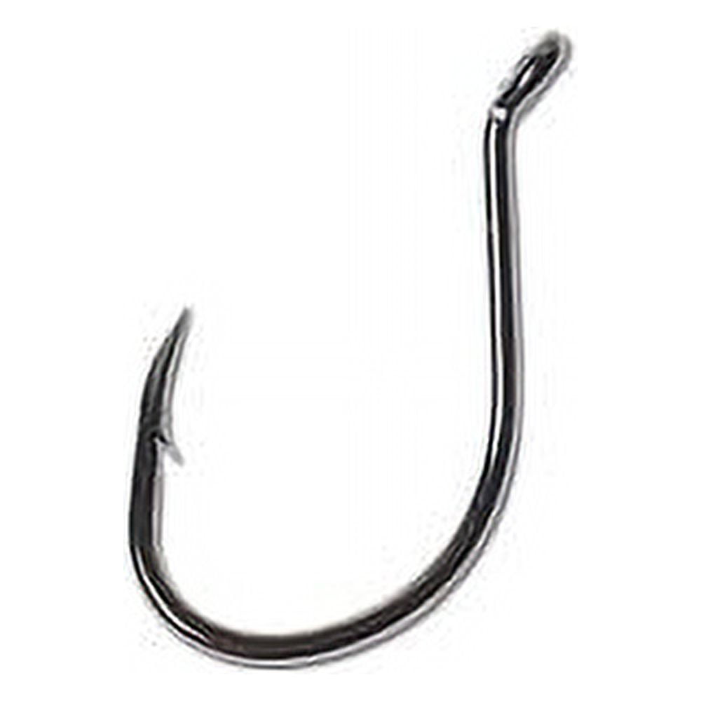 Eagle Claw 194AH-1/0 Salmon/Steelhead Hook, Black, Size 1/0, 8 Pack