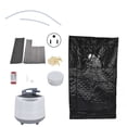 thumbnail image 1 of Juego de sauna para el hogar, 1000W 2.0L, sauna portátil para el hogar, tienda de spa, kit de sauna de vapor, confiabilidad excepcional, 1 of 8