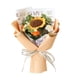 thumbnail image 2 of Ramo de flores de punto de girasol, tejido a mano, para San Valentín Amarillo, 2 of 9