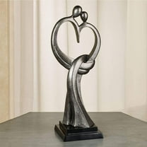 Everlasting Love Sculpture Silver Silver