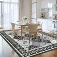 thumbnail image 2 of Ultrug Soft Boho Area Rug Moroccan Geometric Rugs Washable Carpet for Bedroom Living Room Home Decor,4'x6',Black Gray, 2 of 7