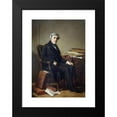 thumbnail image 2 of Thomas Couture 14x18 Black Modern Framed Museum Art Print Titled - Portrait of Jules Michelet (1798-1874), Historian (1865), 2 of 5