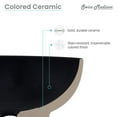 thumbnail image 2 of Classe 16 Color Ceramic Sink in Matte Black, 2 of 10
