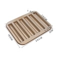 thumbnail image 2 of Biscuit Stick Baking Tray Carbon Steel Breadstick Biscotti Ladyfinger Small Muffin Cupcake Tin Tray, 2 of 5