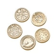 thumbnail image 3 of 5 Pieces Christmas Sealing Waxing Stamps Brass Head Durable 25mm Sealing Stamp for Wedding Invitation Party Christmas Invitations Snowflake, 3 of 10