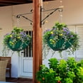thumbnail image 2 of 1 Pack Metal Hanging Plant Bracket Hook Outdoor Heavy Duty Plant Bracket Hangers Garden Indoor Wall for Decorative Hanging Lantern Planter Bird Feeders Flower Basket Decoration Home, 2 of 6