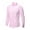 Pink, variant on Wyobmus Mens Flax Dress Shirt Long Sleeve Button Down Shirt Lightweight Solid Wrinkle Free Turndown Collar Shirt Blouse Black