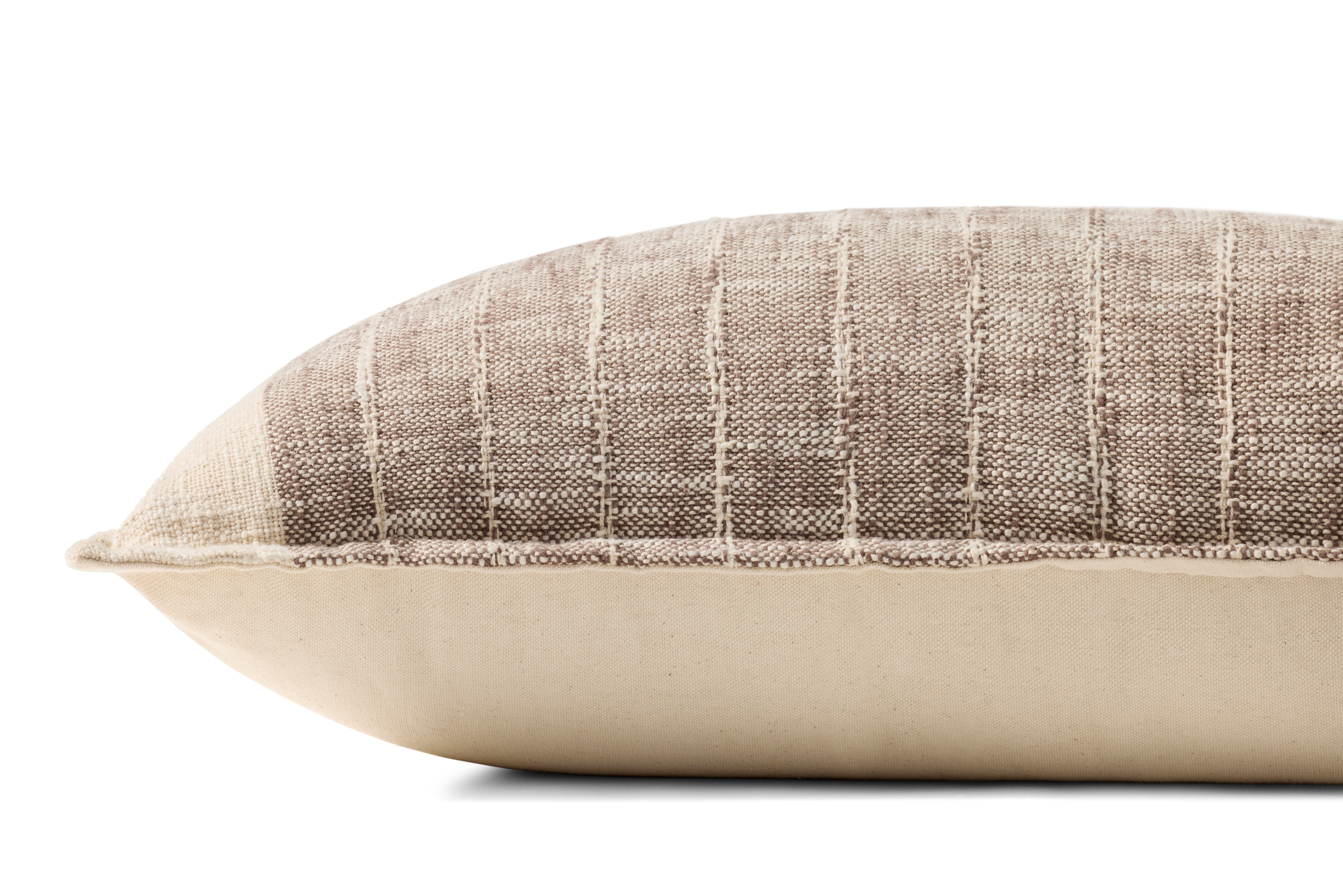 Loloi PLL0183 Brown / Ivory 16'' x 26'' Decorative Pillow