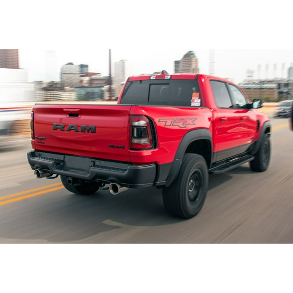 Corsa 21-22 Dodge Ram TRX Crew Cab Baja Catback Exhaust Dual Rear Gunmetal Tip
