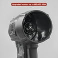 thumbnail image 6 of Jet Blower 2.0 by Storm Industries, Lastest Cordless High-Speed Blower, Up to 160,000 RPM & 200 MPH Airflow, Portable Dryer for Car, Patio, Lawn, and Light Snow, 6 of 8