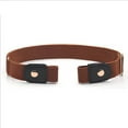 thumbnail image 2 of No Buckle Stretch Belt For Women Men Elastic Waist Belt for Jeans Pants, 2 of 6