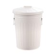 thumbnail image 3 of Luzkey Outdoor Metal Trash Can Community Trash Can 17 L Practical with Handles Covered Garbage Bin Compost Container for Yard Garage, 3 of 8