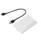 thumbnail image 2 of Disco Duro Móvil Caja de disco duro USB 3.0 de 2,5 pulgadas Caja externa móvil SATA HDD SSD (Blanco), 2 of 8