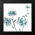 thumbnail image 2 of Wang, Melissa 20x20 Black Modern Framed Museum Art Print Titled - Traces of Flowers III, 2 of 5