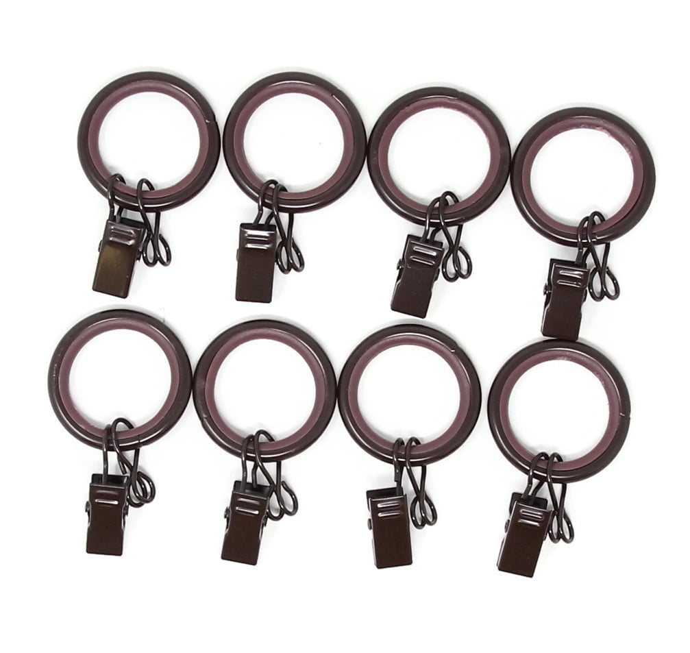 Details about   1.5 Inch Metal Curtain Ring Clips 1.5" Inside Diameter Set of 20 