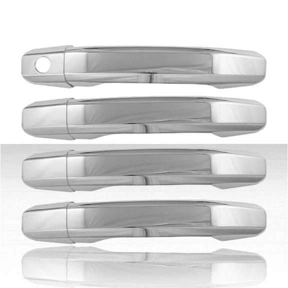 4dr Door Handle Cover Set for 2014-2018 GMC Sierra - Chrome