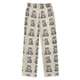 thumbnail image 2 of Wobogo Pygmy Hippo Mouton Long Pajama Pants Bottoms Soft Sleepwear with Pockets, 2 of 9