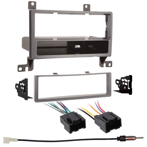 Metra 99-7325S Single DIN Dash Kit for Hyundai 2007-2009 w/ Harness & Antenna Adapter