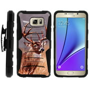 Samsung Galaxy Note 5 Case | Galaxy N920 Case [ Clip Armor ] Rugged High Impact Defense Case with Built in Kickstand   Holster - Majestic Deer