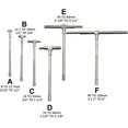 thumbnail image 2 of 6PCS Precision Telescopic Gauge, 8-150mm Internal Micrometer Measuring Bore Kit, 2 of 7