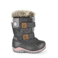 thumbnail image 3 of Acton Funky, Gris & Rose - Bottes d'Hiver pour Bébé avec Feutre Amovible, 3 of 5