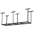 thumbnail image 3 of Danolapsi 4x6 FT Overhead Garage Storage Rack, 22"-40" Height Adjustable Ceiling Storage Rack 330lbs Weight Capacity, Heavy Duty Metal Hanging Storage Shelves for Garage, 3 of 7