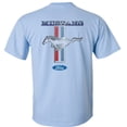 thumbnail image 3 of Fair Game Mustang Pony Stripe Ford T-Shirt-Light-Blue-S, 3 of 6