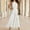 White, variant on Riforla Women Casual Solid Neck Hanging Sleeveless Pleated Jumpsuit Backless Button Belt Rompers Women's Jumpsuit White S