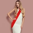 thumbnail image 6 of Uxcell 63"x4" Blank Satin Sash DIY Plain Sash Prom Queen Sashes Party Accessory Red 2Pcs, 6 of 6