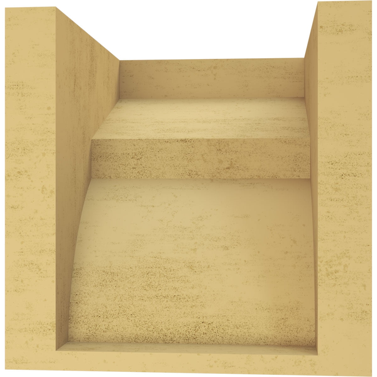7"W x 7"D x 7"H Wide Monterey Rough Cedar Woodgrain TimberThane Corbel, Primed Tan