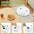 thumbnail image 5 of Mopping Robot Vacuum Cleaner 1200mAh Rechargeable Robotic Vacuum Cleaner Strong Suction Vacuum Sweeping Robot Quiet Operation Smart Vacuum Cleaner for Daily Cleaning Pet Hair, 5 of 6