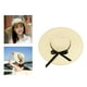 thumbnail image 5 of Sombrero de paja de ala ancha Zulema Plegable de verano Marfil, 5 of 8