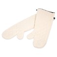 thumbnail image 1 of San Jamar 824TM 24" Conventional Oven Mitt - Terry, Natural - Pair, 1 of 1