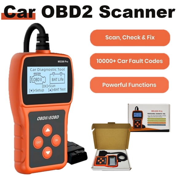 FungLam Automotive OBD2 Scanner OBD Code Reader Check Engine Fault Car Diagnostic Tool