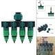 thumbnail image 5 of Divisor de de ín de 4 vías Adaptador de de agua resistente, conector de s múltiples para rociadores de agua pulgadas Yotijar Divisor de manguera, 5 of 10