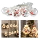 thumbnail image 3 of 2x 10 Piezas led lámpara de Vacaciones Navidad Decorativa Lámpara de Picadura Habitación Cortina Decoración Decoración de año Luces de Had Salvador  Luz colgante de Navidad, 3 of 9
