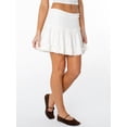 thumbnail image 5 of Celebrity Pink Women's Ruffle Trim Mini Skirt, XS-XXXL, 5 of 6