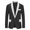 Black, variant on Vedolay Blazer Jackets for Men Plus Size Business Casual Long Blazer 2023 White,3XL