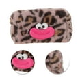 thumbnail image 4 of Unique Bargains 1 Pc Leopard Printing Drawstring Makeup Bag for Vacation Business Travel Plush Pink, 4 of 6