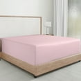 thumbnail image 1 of California Design Den King Bed Fitted Sheet, 1 Pc - Soft 100% Cotton Sateen, Deep Pockets, Durable All-Around Elastic - Pink, 1 of 10