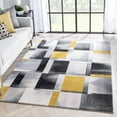 thumbnail image 2 of Well Woven Good Vibes Louisa Modern Geometric Gold 7'10" x 9'10" Area Rug, 2 of 8