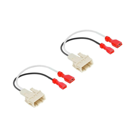 2 Pieces Car Speaker Harness Connector Wire Sturdy Plastic Material Compatible with Hyundai and Kia Models